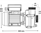 Balboa 0,25HP circulation pump, 1030025 thumbnail